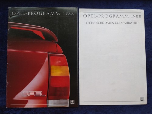 Opel program brochure - , 1988