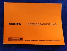 Opel Manta operating