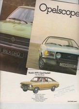 Three 1970s OPEL Small Format