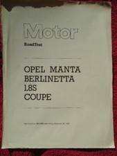 Opel Manta Berlinetta 1.8S