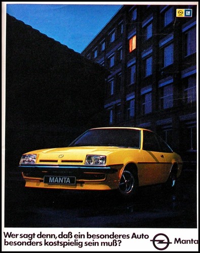 Opel manta original - b,