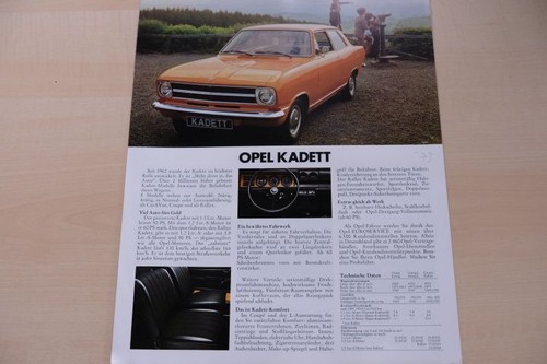 219657 opel kadett - 219657), b-manta
