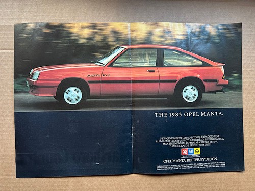 Opel manta gte poster sized - gte,
