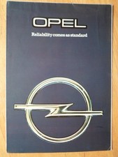 OPEL RANGE 1978 1979 UK Mkt