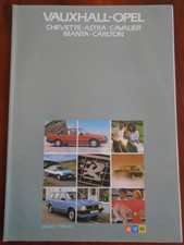 Vauxhall Opel range brochure