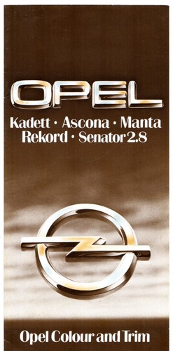 Opel colour trim - &,
