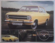OPEL RANGE orig 1973 1974 UK