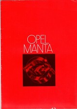 OPEL MANTA 1.6S 1.9S DELUXE
