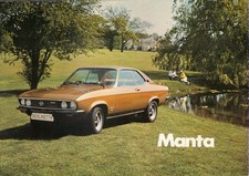 Opel Manta A 1973-1975 UK