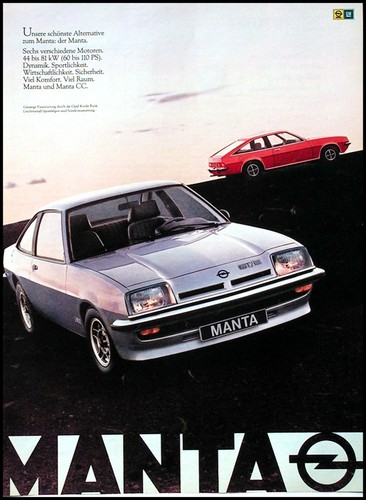 1979 opel manta and cc - manta,