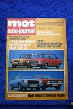Mot 4/72 NSU Ro 80 Audi 100