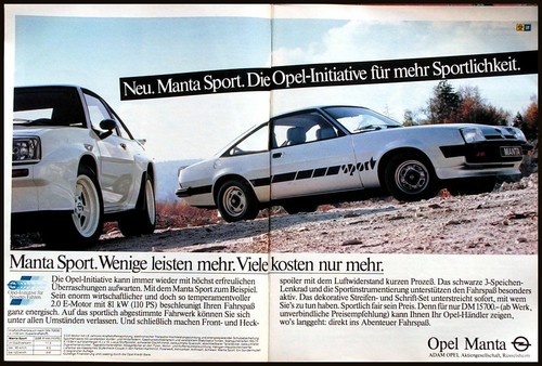 Opel manta sport - manta, "sport",