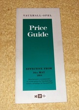 Vauxhall Opel Price Guide 16th