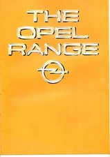 OPEL RANGE MANTA KADETT ASCONA