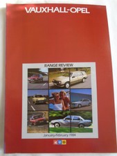 Vauxhall Opel range brochure