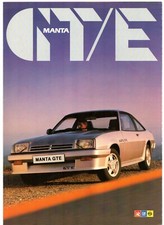 Opel Manta GT/E 1983-84 UK